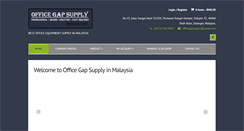 Desktop Screenshot of officegapsupplymalaysia.com