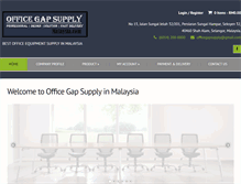 Tablet Screenshot of officegapsupplymalaysia.com